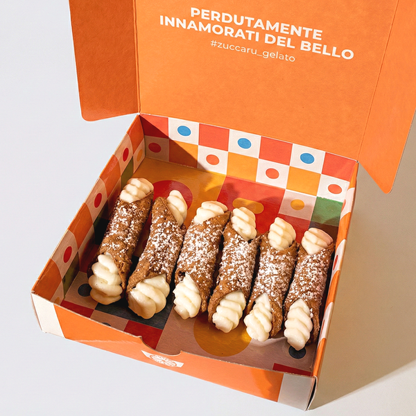 6 Cannoli Siciliani (7 cm)