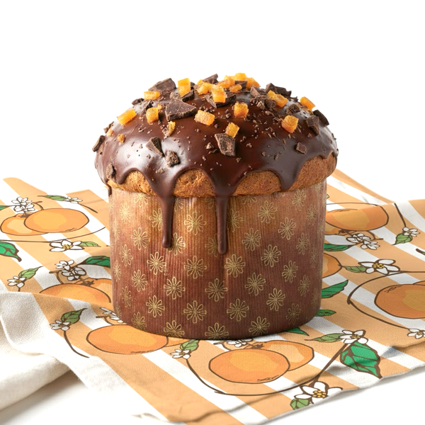 Panettone con Mappina - Chocolate y Naranja Confitada (disponible en Diciembre)