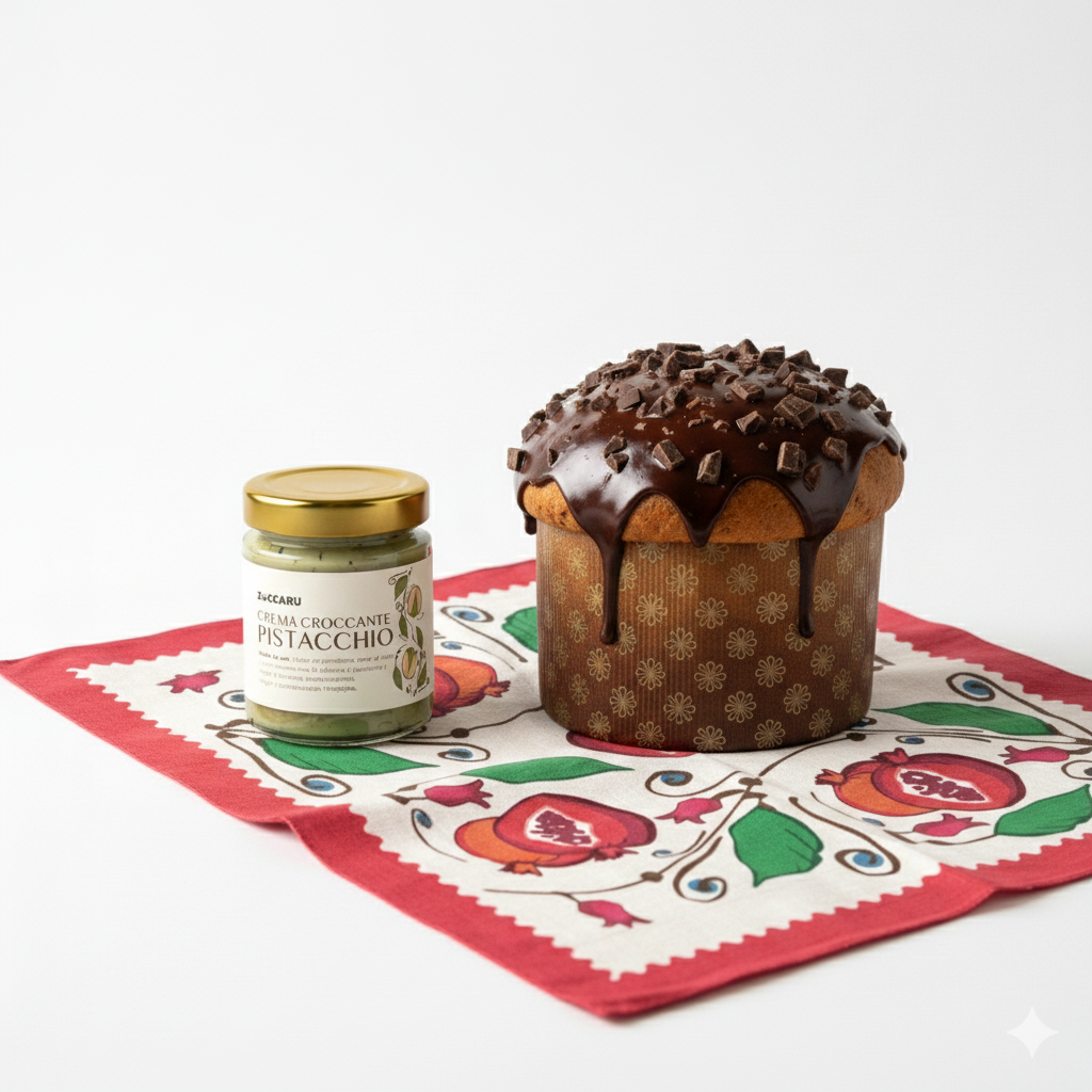 Panettone con Mappina - Chocolate y Pistacho (disponible en Diciembre)