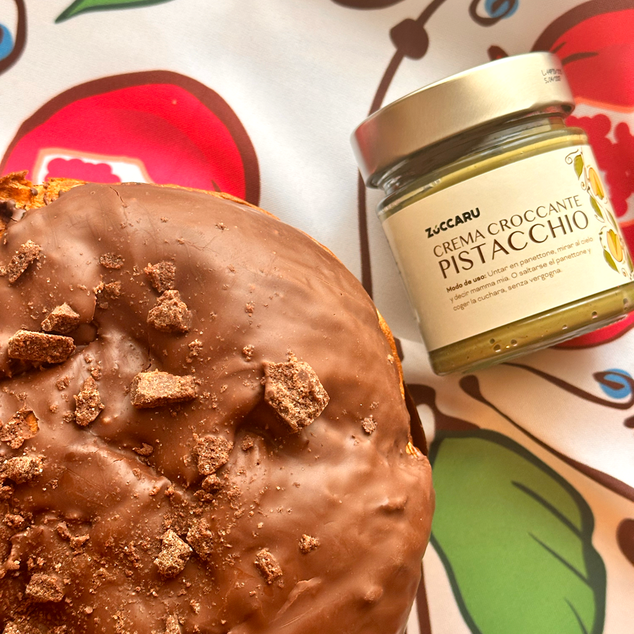 Panettone con Mappina - Chocolate y Pistacho