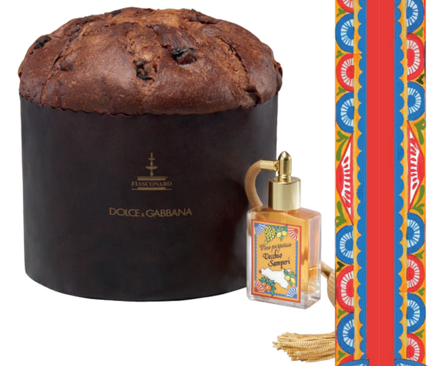 Panettone al Vino Samperi en Lata Dolce e Gabbana