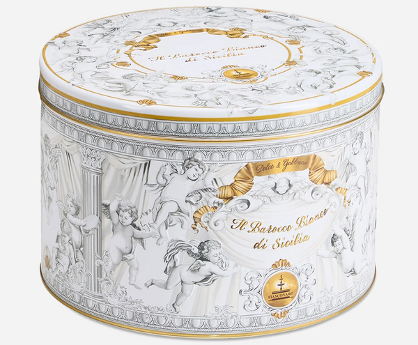 Panettone Barocco Bianco di Sicilia Chocolate con caramelo Dolce e Gabbana