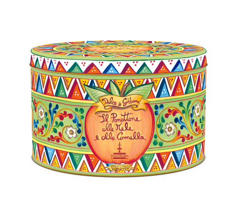 Panettone Manzana y Canela en Lata Dolce e Gabbana