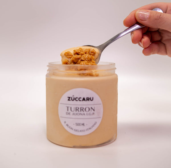 Helado de turrón de Jijona 
