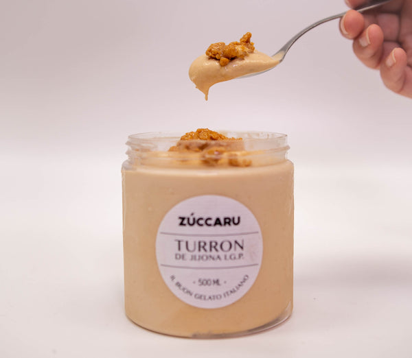 Helado de turrón de Jijona 
